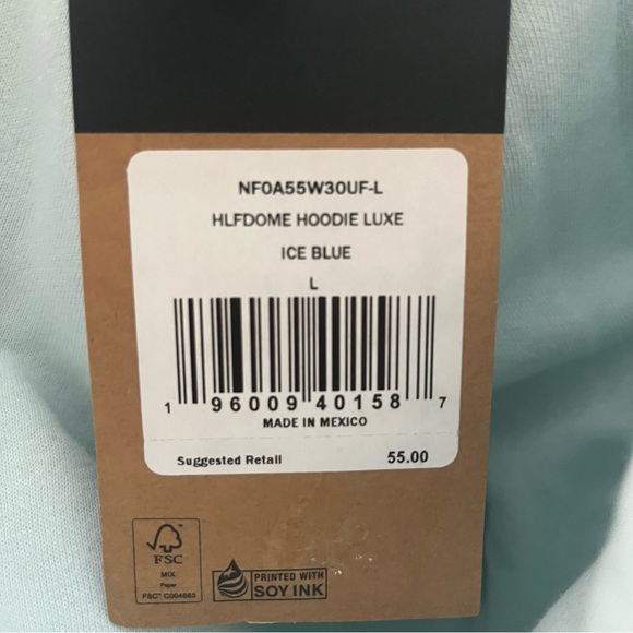 The North Face Light Blue Hoodie - Picture 4 of 10